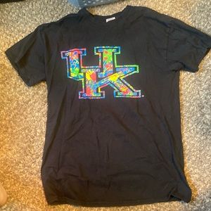 Black, Tie dye University of Kentucky t-shirt size:M